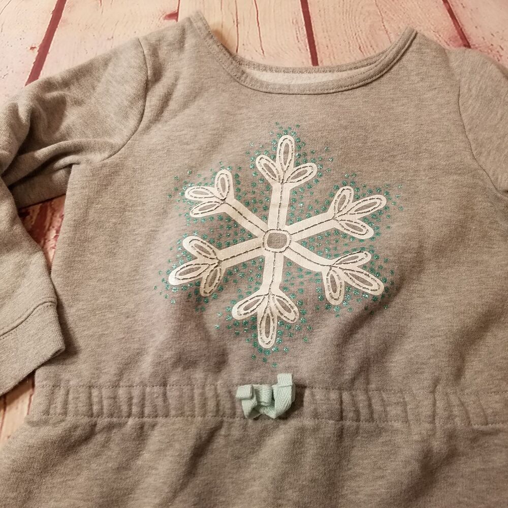 Carter's Snowflake Sweatshirt 5 - Picture 2 of 2